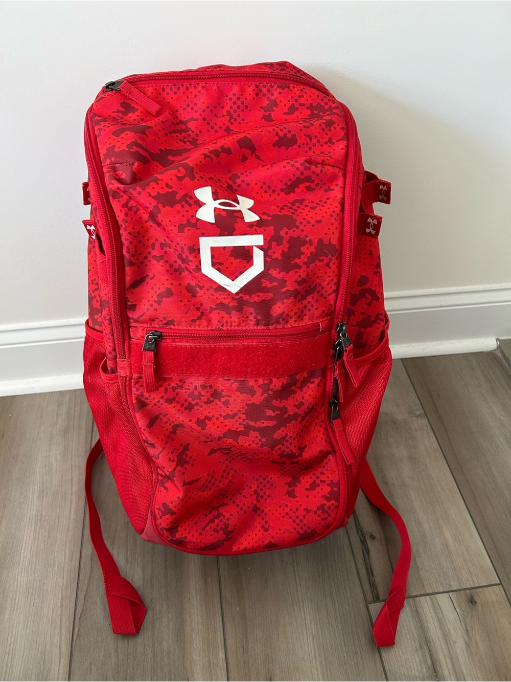 Under Armour Red Camo Sports Backpack